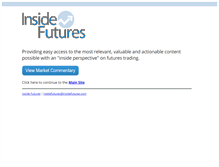 Tablet Screenshot of insidefutures.com